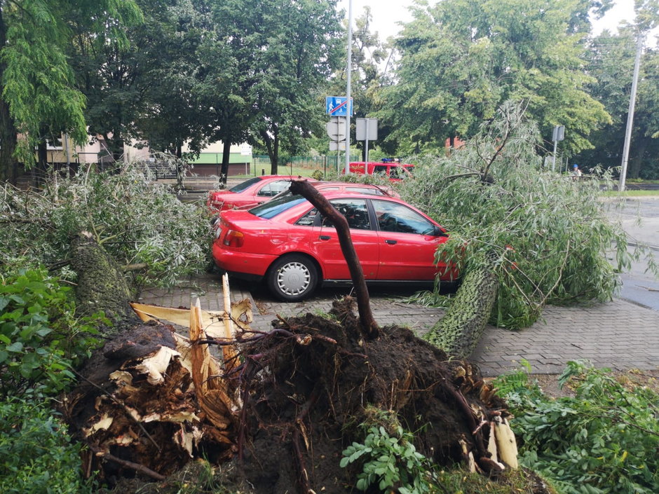 Nawałnica w Zduńskiej Woli