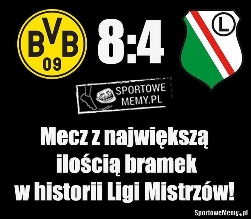 Memy po meczu Borussia - Legia