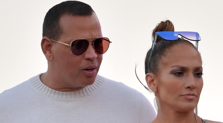 Jennifer Lopez és Alex Rodriguez, itt még együtt