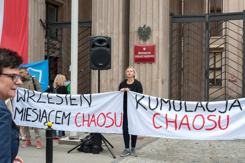 "Kumulacja chaosu". Protest przeciwko reformie edukacji