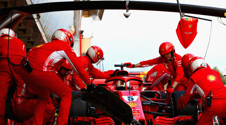 A Ferrari-csapat beveti az 
új erőforrást a 
Belga Nagydíjon – tarthatnak tőle az ellenfelek /Fotó: Getty