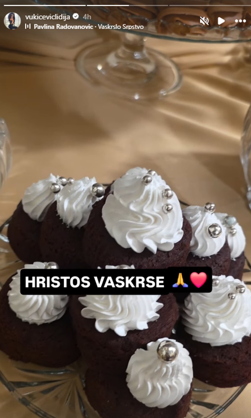 Lidija pokazala trpezu za Uskrs