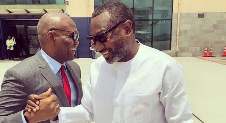 Tony Elumelu and Femi Otedola