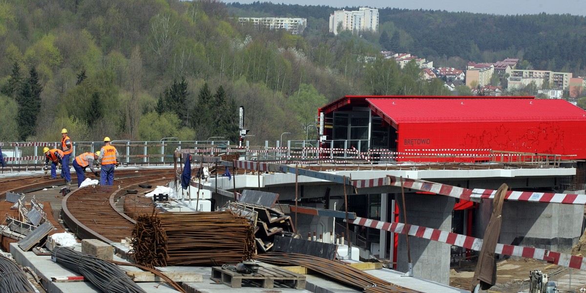 budowa kolei metropolitalnej w Gdańsku