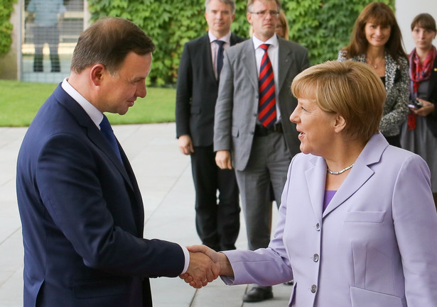 Duda po spotkaniu z Merkel: Widzę dobrą prognozę na przyszłość. WIDEO