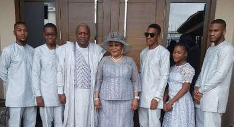 John Mahama, Lordina Mahama and Family