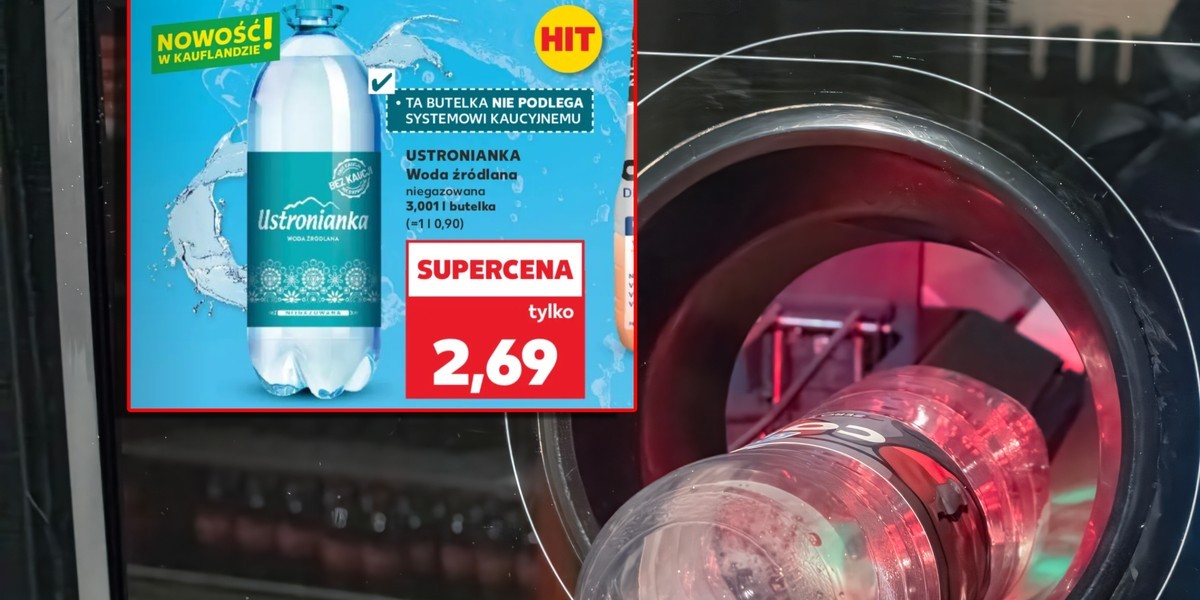 Burza w butelce wody. Kaufland wycofuje kontrowersyjny produkt
