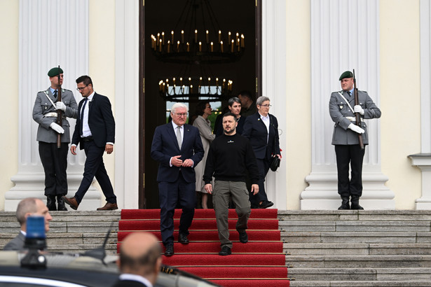 Prezydent Steinmeier przyjął w Berlinie Wołodymyra Zełenskiego