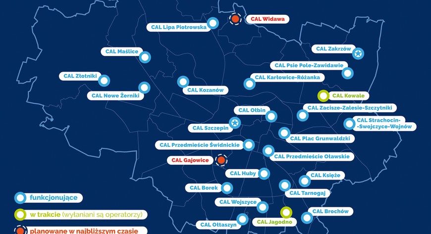 Centra Aktywności Lokalnej. W 2018 roku były dwie takie placówki we Wrocławiu. Teraz są już 24 i będą kolejne. 