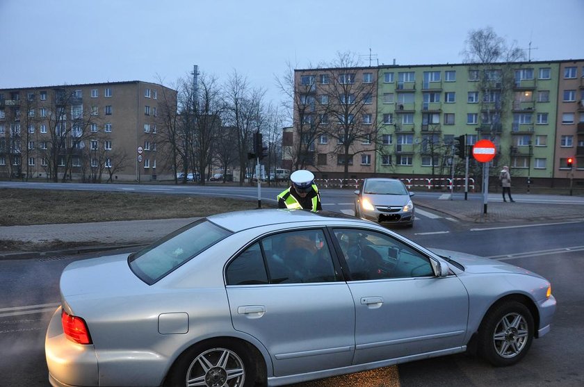 Polowali na pijanych kierowców