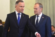 Prezydent Andrzej Duda i premier Donald Tusk