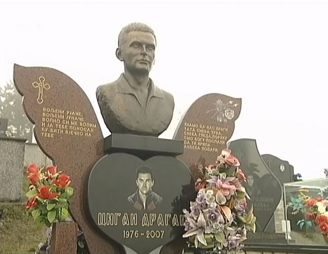 Spomenik Draganu Ciganu u rodnom mestu