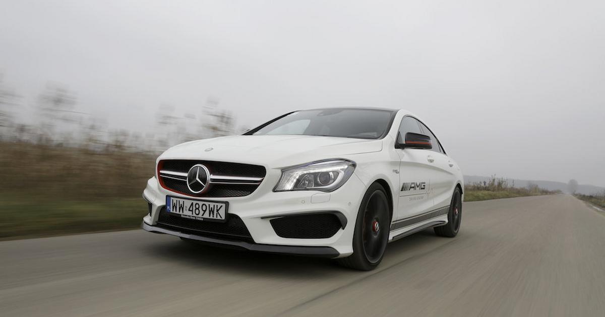 Mercedes CLA 45 AMG twardy zawodnik Test Opinie