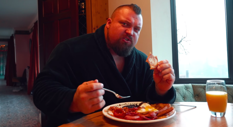 Eddie Hall Eats His Old World's Strongest Man Diet