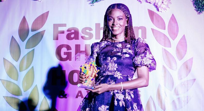 Victoria Michaels honoured for her 'Iconic Excellence and Hard work' in pushing Ghanaian Fashion.