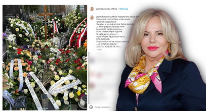 Joanna Kurowska opublikowała zdjęcie z pogrzebu Ernesta Brylla. Internauci nie mieli litości
