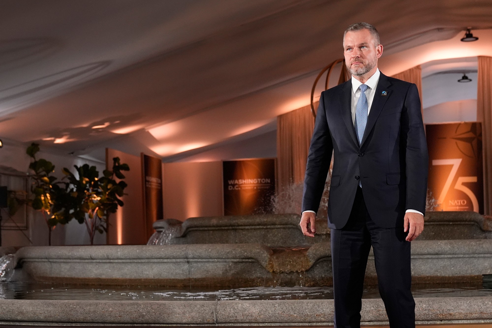 Slovenský prezident Peter Pellegrini v Spojených štátoch.
