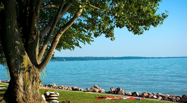 A Balatonba fulladt egy idős férfi Ábrahámhegynél Fotó: Getty Images