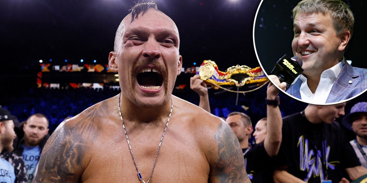 Ołeksandr Usyk i Ołeksandr Krasjuk.