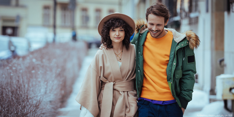 Maria Dębska i Mateusz Banasiuk w filmie "Listy do M. 5" 