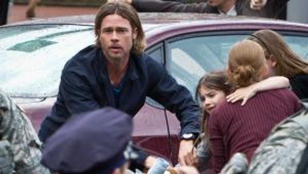 Brad Pitt w filmie "World War Z"