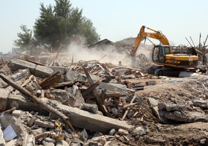 Rušenje 233 zgrade na Savskoj promenadi Foto: M.Metlaš