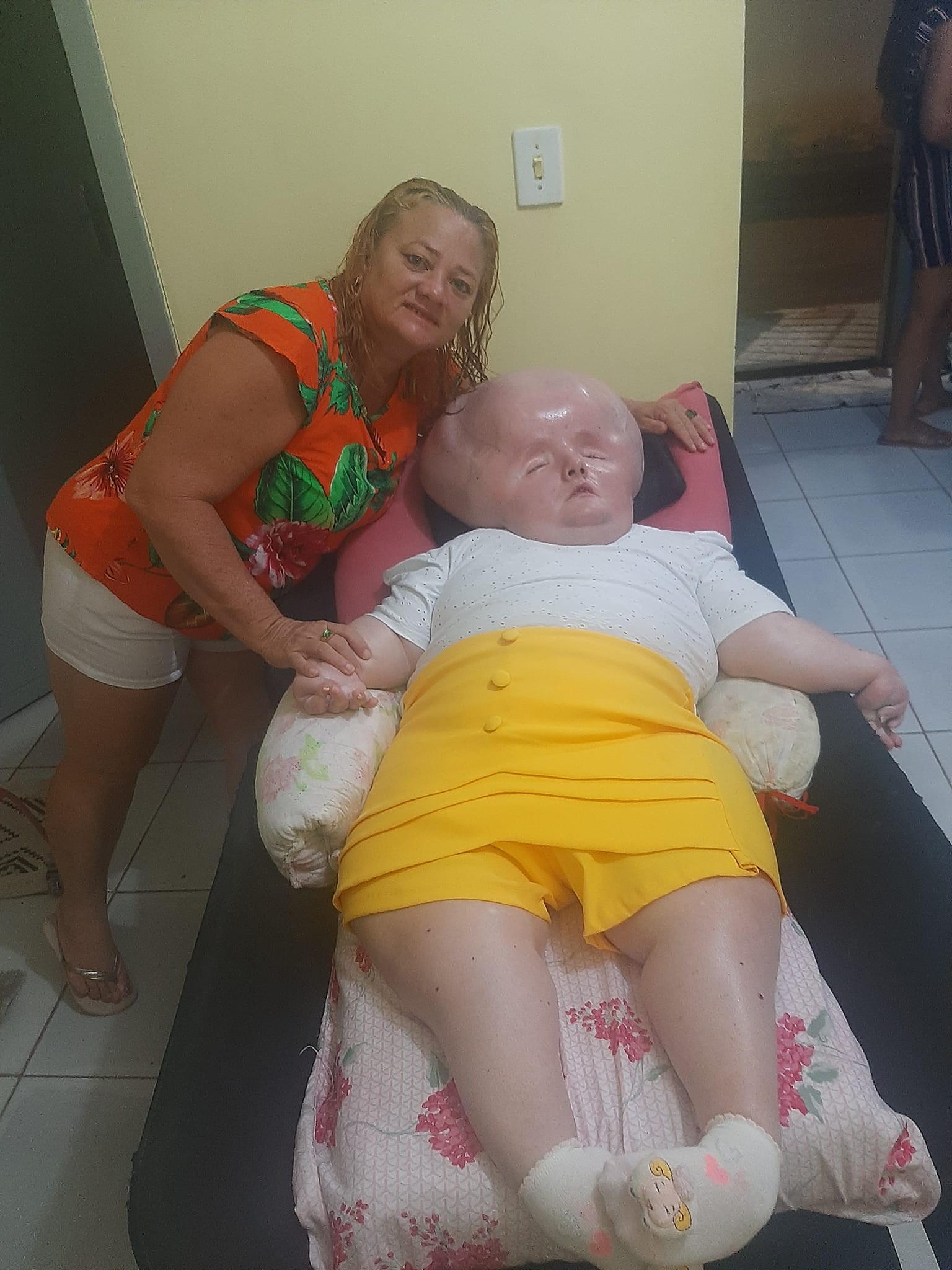 Graziely s matkou, ktorá je jej opatrovateľkou na plný úväzok.