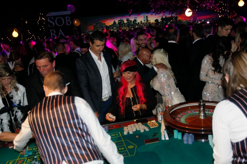 Estrada za ruletskim stolom