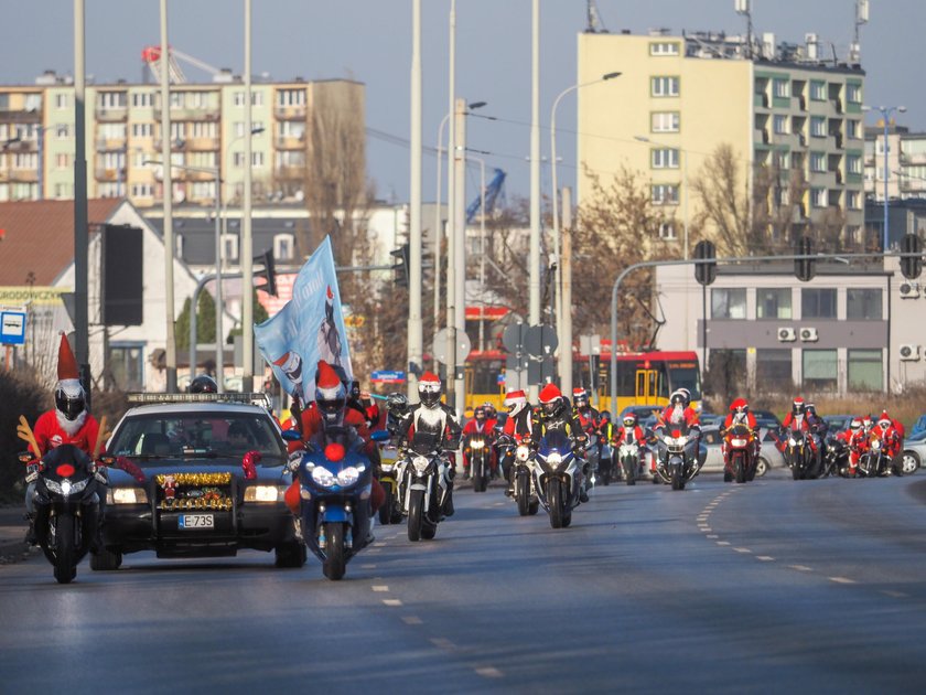  Mikołaje na motocyklach. To już łódzka tradycja