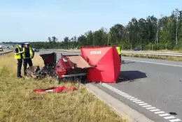 Jechał "maluchem" pod prąd ekspresówką. Skończyło się tragedią