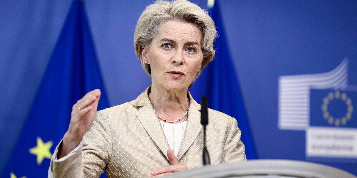 Szefowa Komisji Europejskiej Ursula von der Leyen.