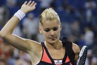 Agnieszka Radwańska po porażce w US Open (fot. REUTERS/Ray Stubblebine) 