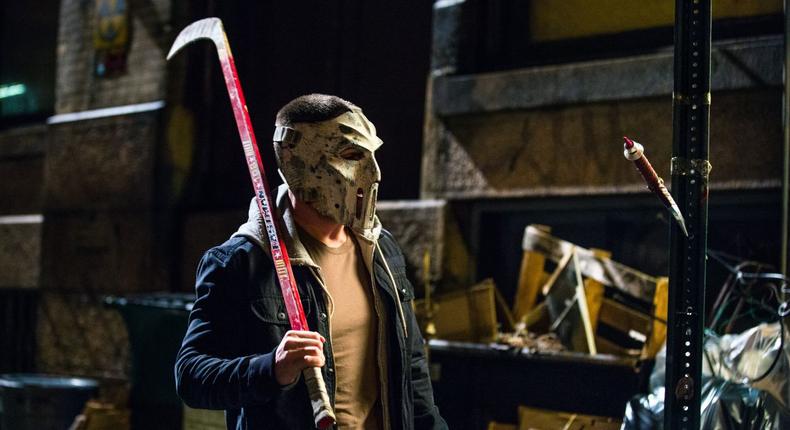 Stephen Amell as  Casey Jones in 'Teenage Mutant Ninja Turtles 2'