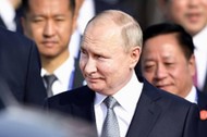 Władimir Putin na lotnisku w Pekinie. 17 października 2023 r.