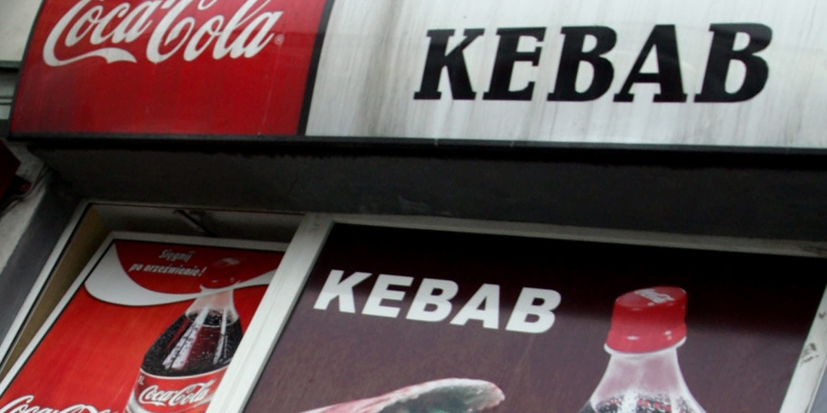 Kebab ilustracja.