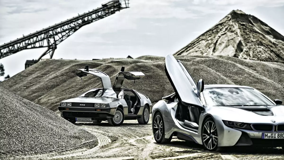 Wchikuły czasu - DeLorean DMC-12 i BMW i8