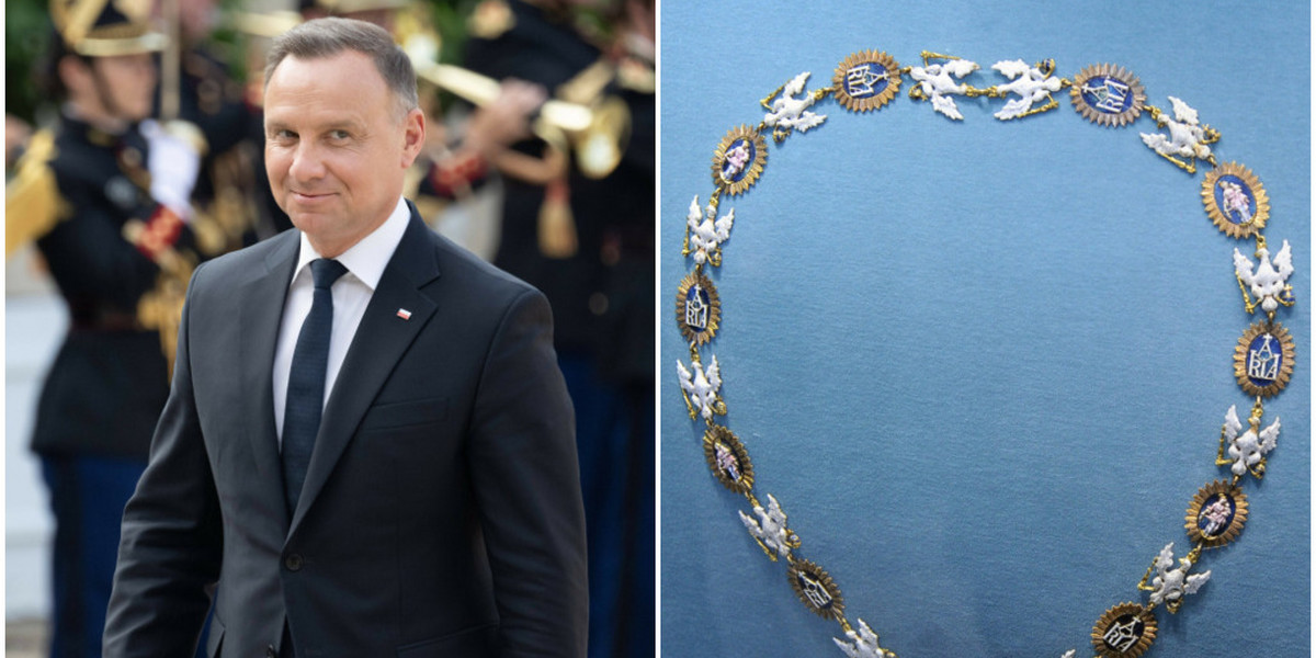 Poprzednio łańcuch nosił prezydent Ignacy Mościcki.