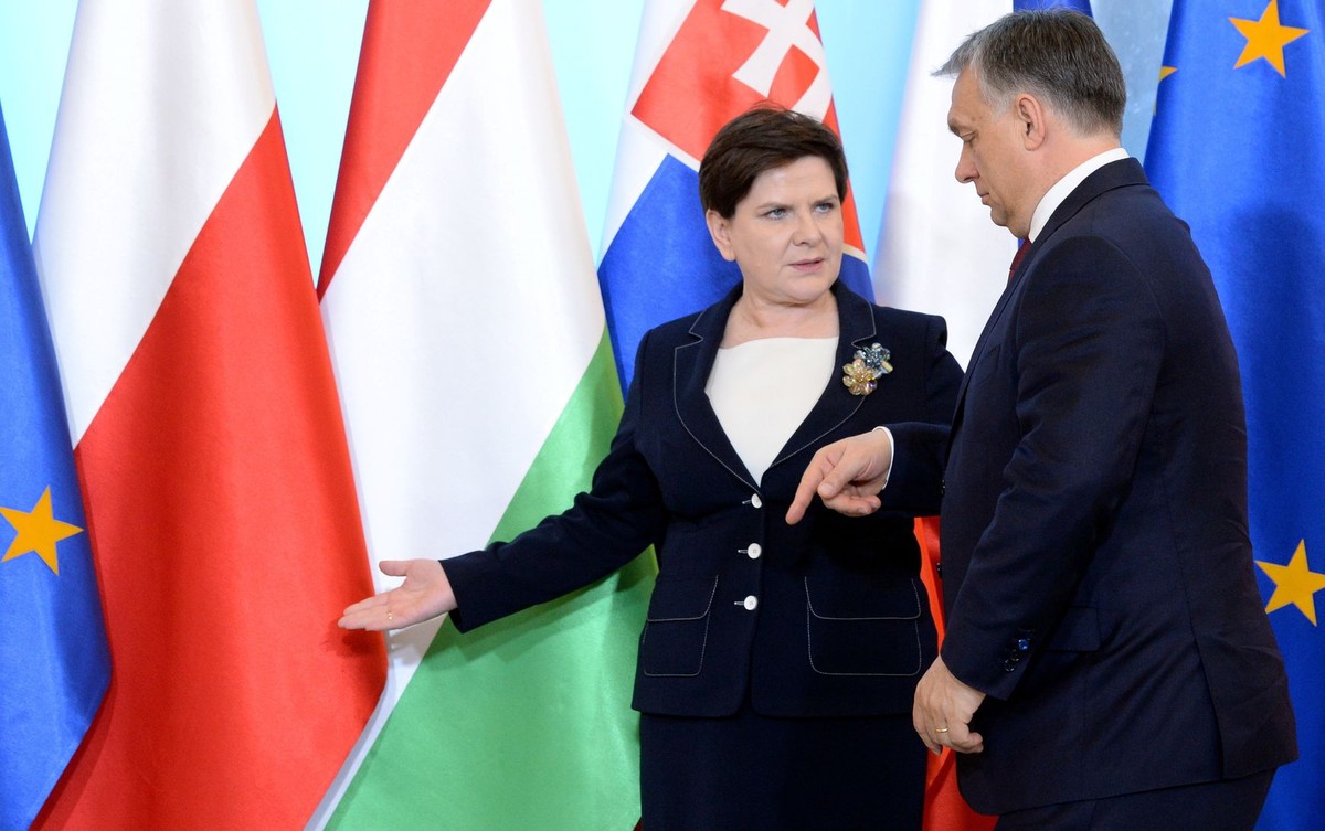 Beata Szydło i Victor Orban