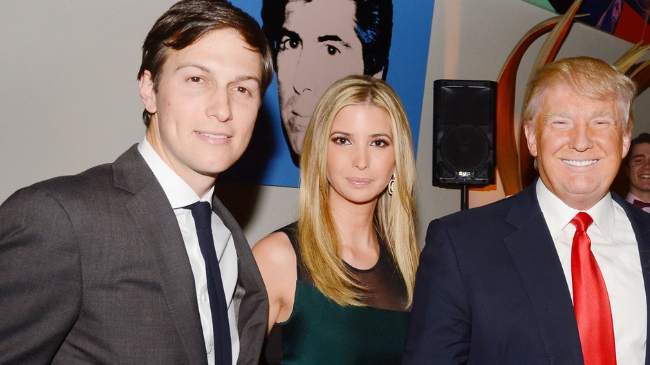 Ivanka Trump z mężem i ojcem