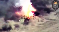 Cenny "rosyjski HIMARS" zniszczony z pomocą drona z Polski! Jest nagranie z obwodu kurskiego