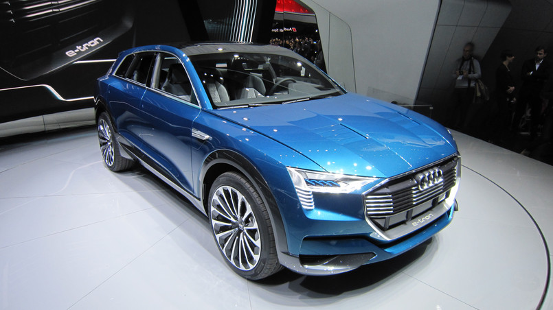 Audi e-tron quattro, które zaprojektował Kamil Łabanowicz