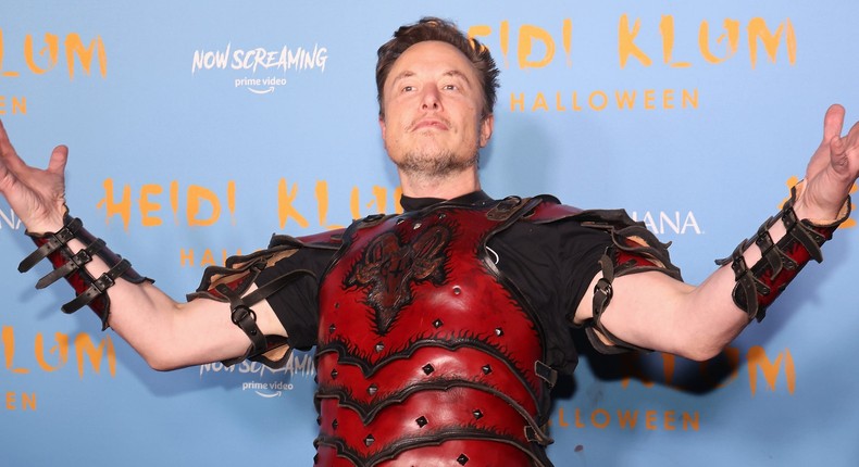 Musk at a 2022 Halloween party.Taylor Hill/Getty Images