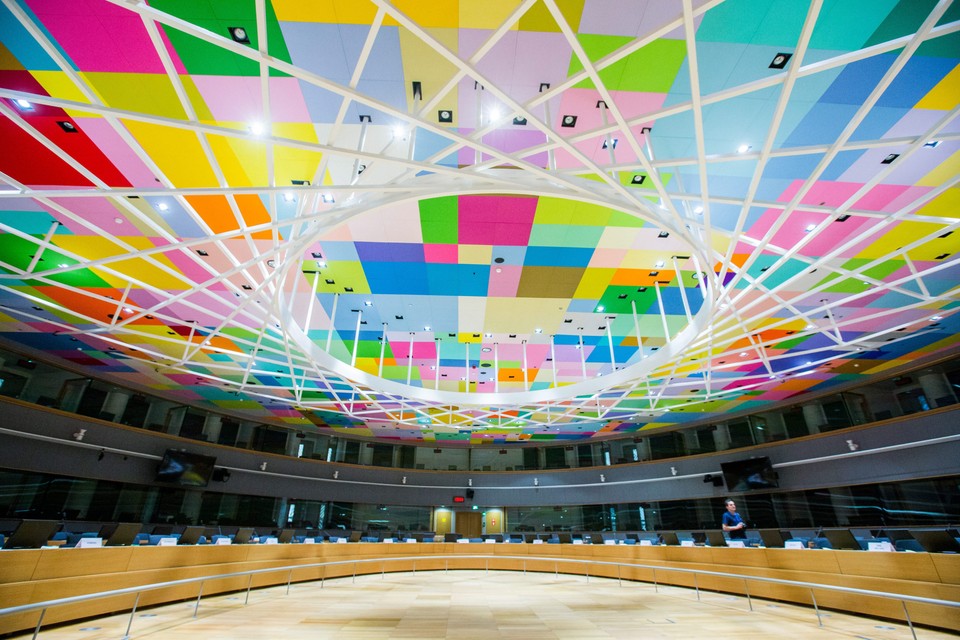 BELGIUM ARCHITECTURE EU INTITUTIONS (New EU council headquarters Europa)