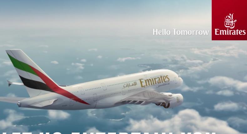 Emirates' new commercial.