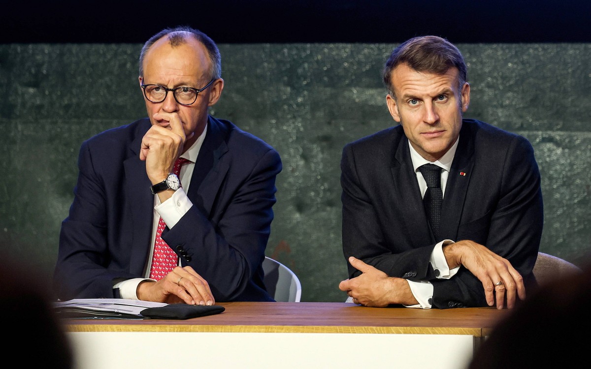 Friedrich Merz i Emmanuel Macron
