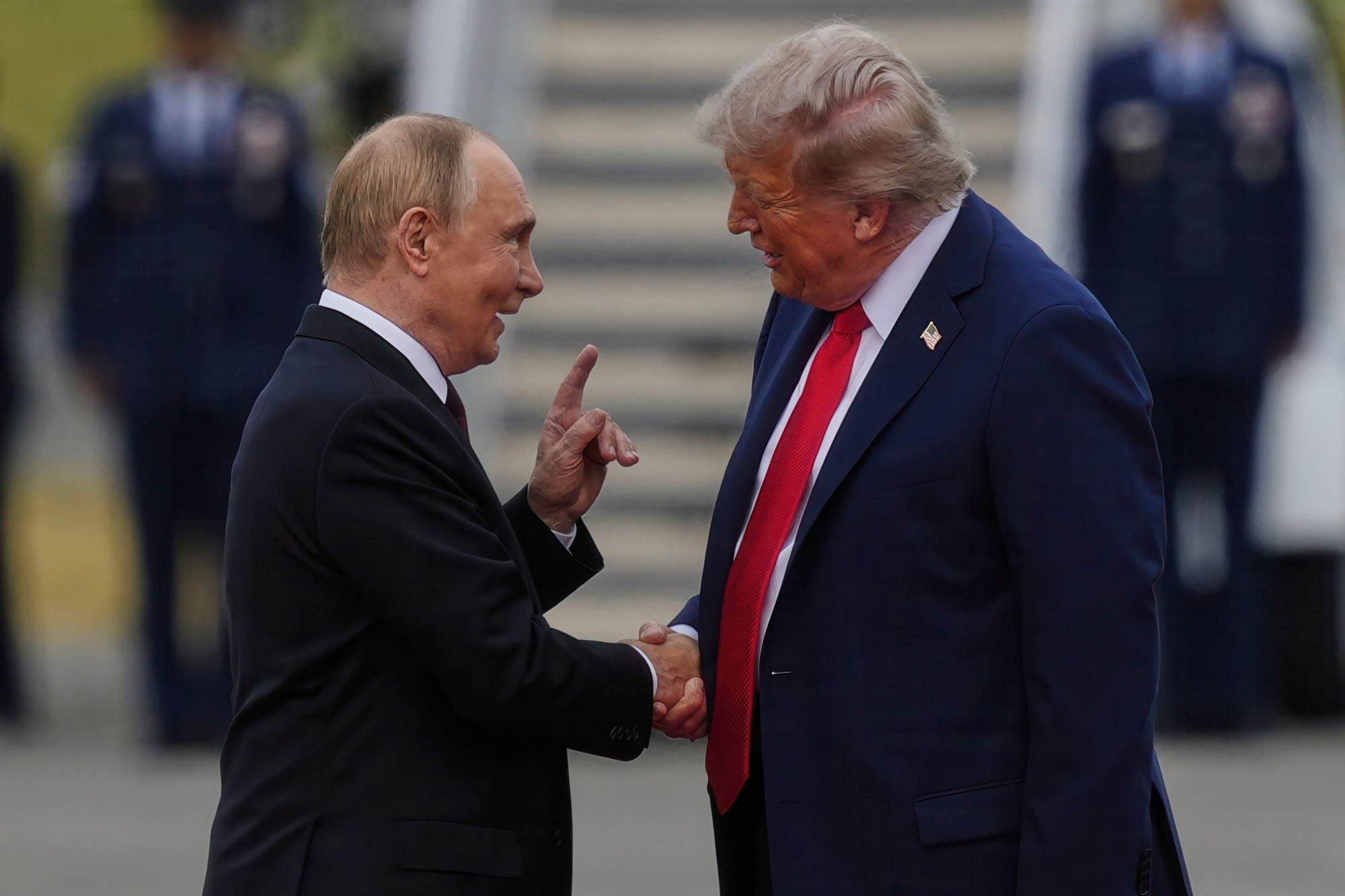 Vladimir Putin a Donald Trump.