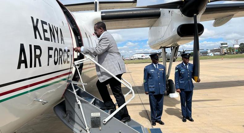 The Prime Cabinet Secretary Musalia Mudavadi leaves for a two-dayofficial visit to Luanda Angola on June 2nd, 2023