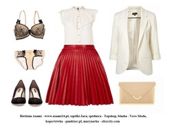 Na każdą chwilę Świąt: modne stylizacje ze skórzaną spódnicą w roli głównej