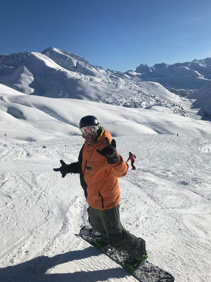 Dariusz "Daro" Rusin na snowboardzie