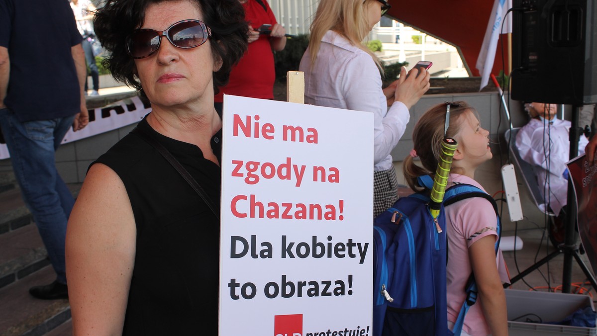 Gniezno: protest przeciwko wykładowi prof. Chazana